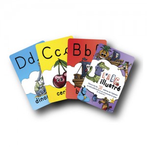 L’ABC illustré
Format paquet de cartes